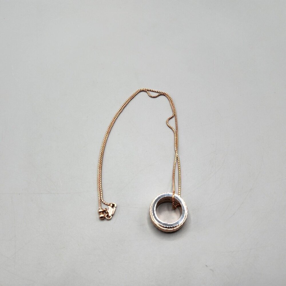Bradford Exchange Forge Your Own Path Copper Plated Ring Size 7 w Sterling Chain